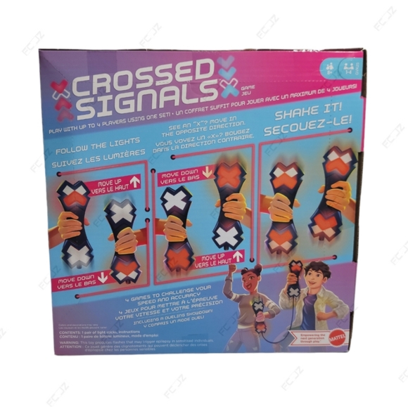 Mattel Games Crossed Signals Game for Kids & Adults, 1-4 Players - NEW - Picture 4 of 5